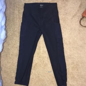 Yoga pants with see through sides